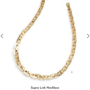 Eddie Borgo gold plated link necklace